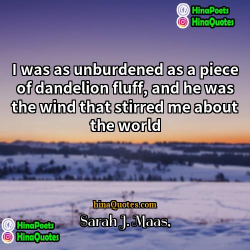 Sarah J Maas Quotes | I was as unburdened as a piece